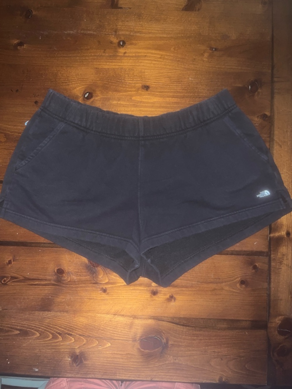 The North Face Women's Black Athletic Shorts with Logo